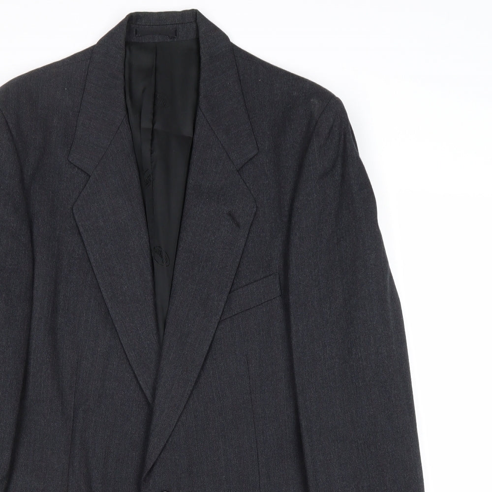 Calders Mens Grey Wool Jacket Suit Jacket Size 38 Regular