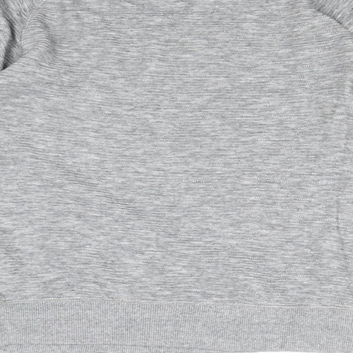 NEXT Boys Grey Geometric Cotton Pullover Sweatshirt Size 8 Years Pullover