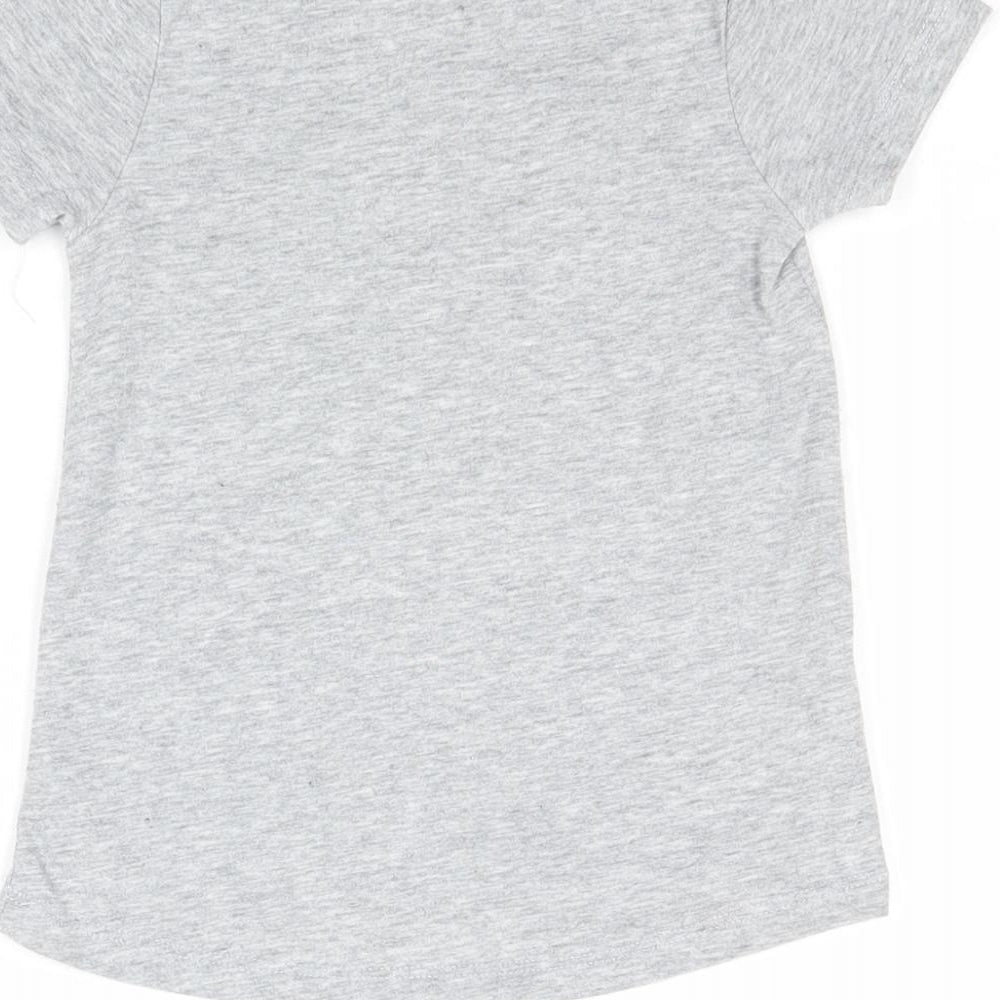 My Little Pony Girls Grey Polyester Pullover T-Shirt Size 3-4 Years Boat Neck Pullover - Pony