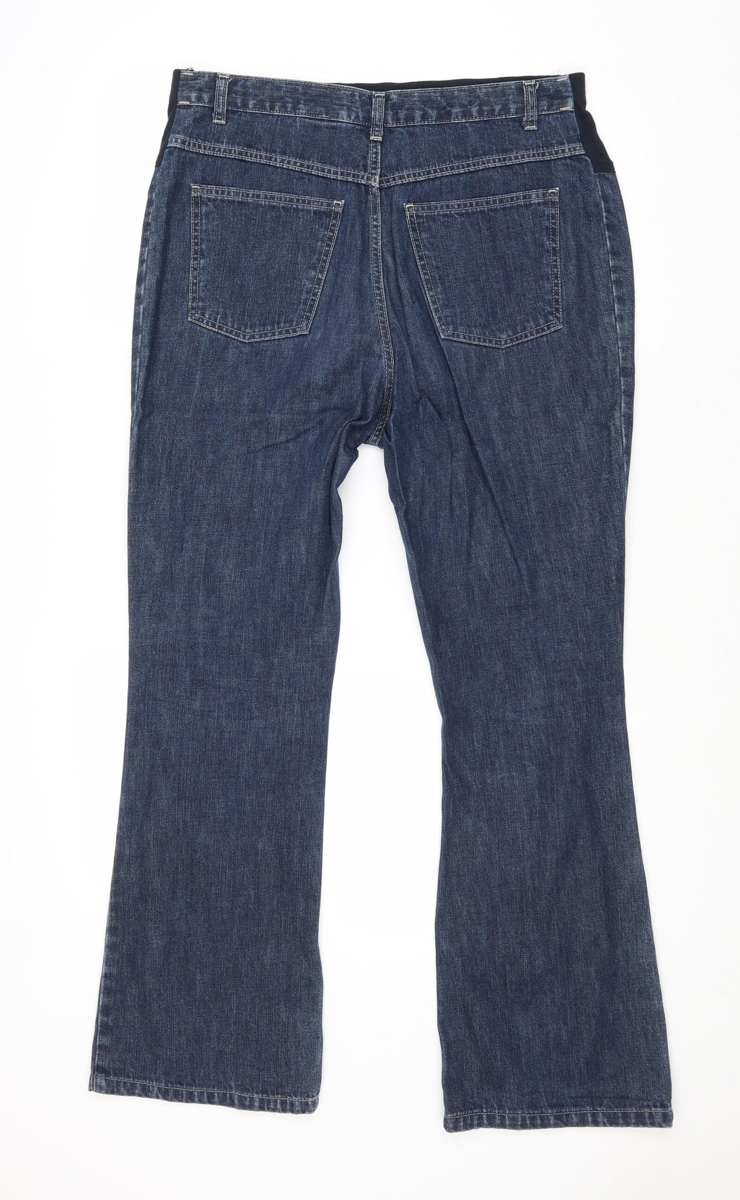 NEXT Womens Blue Cotton Bootcut Jeans Size 12 Regular