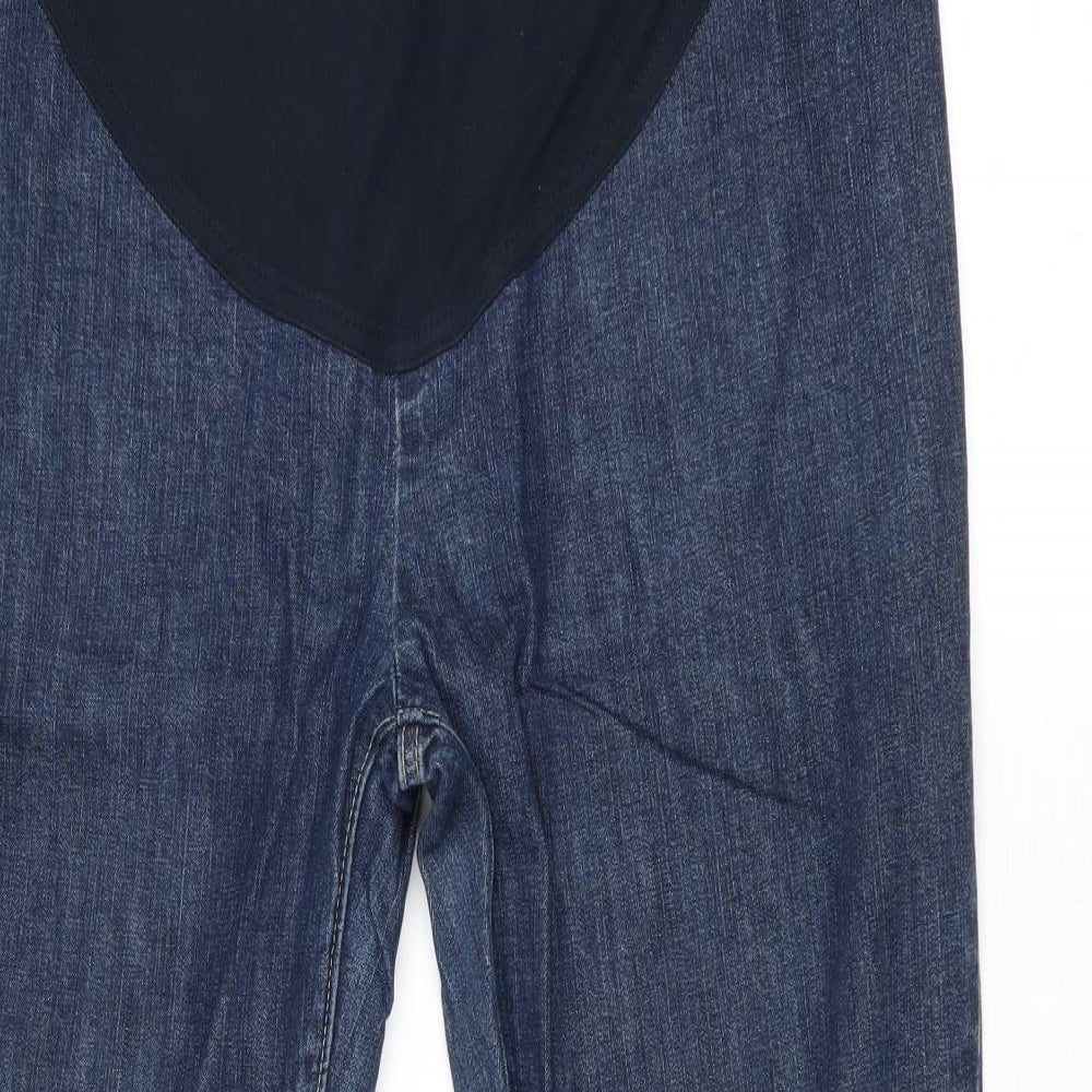 NEXT Womens Blue Cotton Bootcut Jeans Size 12 Regular