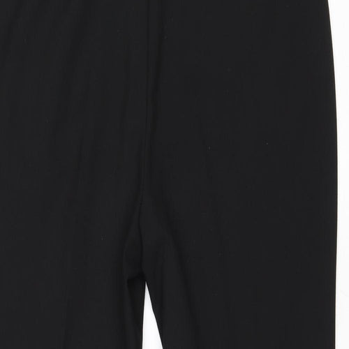 Lakeland Womens Black Polyester Trousers Size 16 Regular Zip