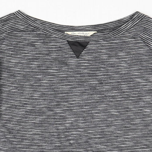 Miss Selfridge Womens Grey Round Neck Polyester Pullover Jumper Size 10