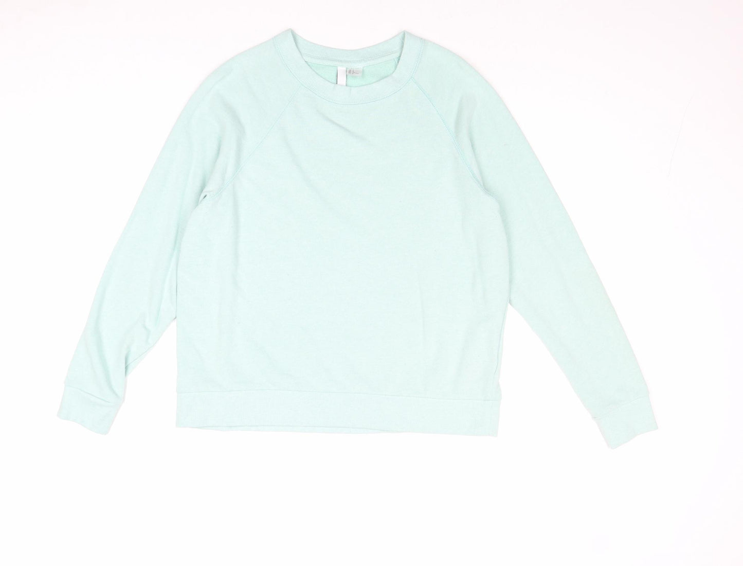 Divided by H&M Womens Blue Polyester Pullover Sweatshirt Size L Pullover