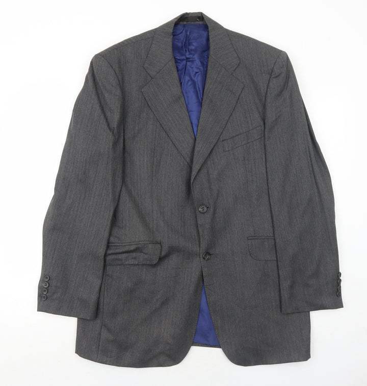 Marks and Spencer Mens Grey Wool Jacket Suit Jacket Size 40 Regular
