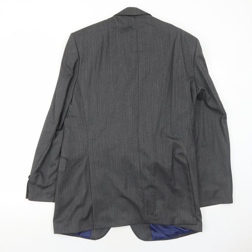 Marks and Spencer Mens Grey Wool Jacket Suit Jacket Size 40 Regular