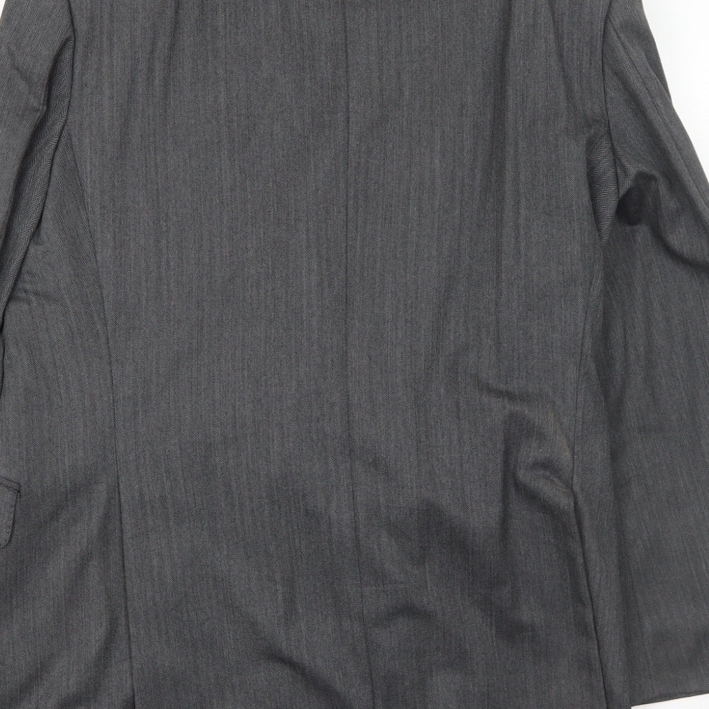 Marks and Spencer Mens Grey Wool Jacket Suit Jacket Size 40 Regular