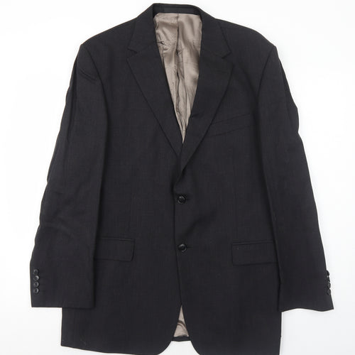 Marks and Spencer Mens Grey Wool Jacket Suit Jacket Size 42 Regular