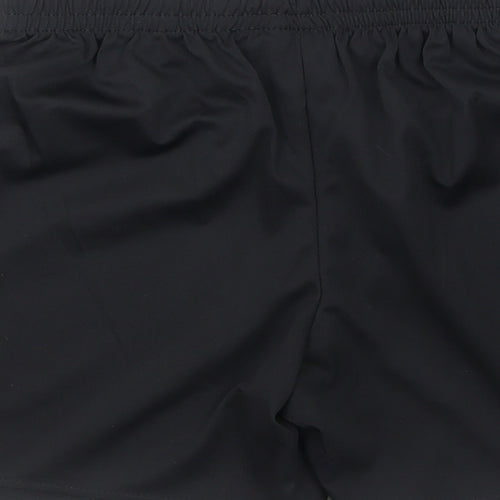 Prostar Boys Black Polyester Sweat Shorts Size 10-11 Years Regular Drawstring