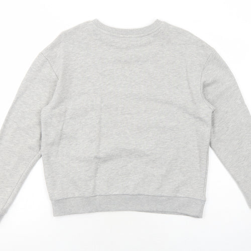 Very Womens Grey Cotton Pullover Sweatshirt Size 8 Pullover - California