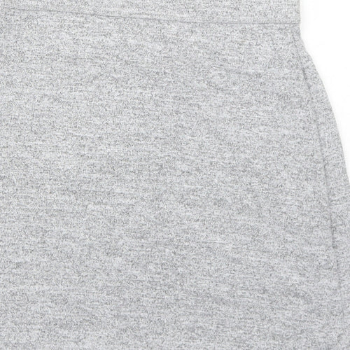 Gap Womens Grey Polyester A-Line Skirt Size 2XS