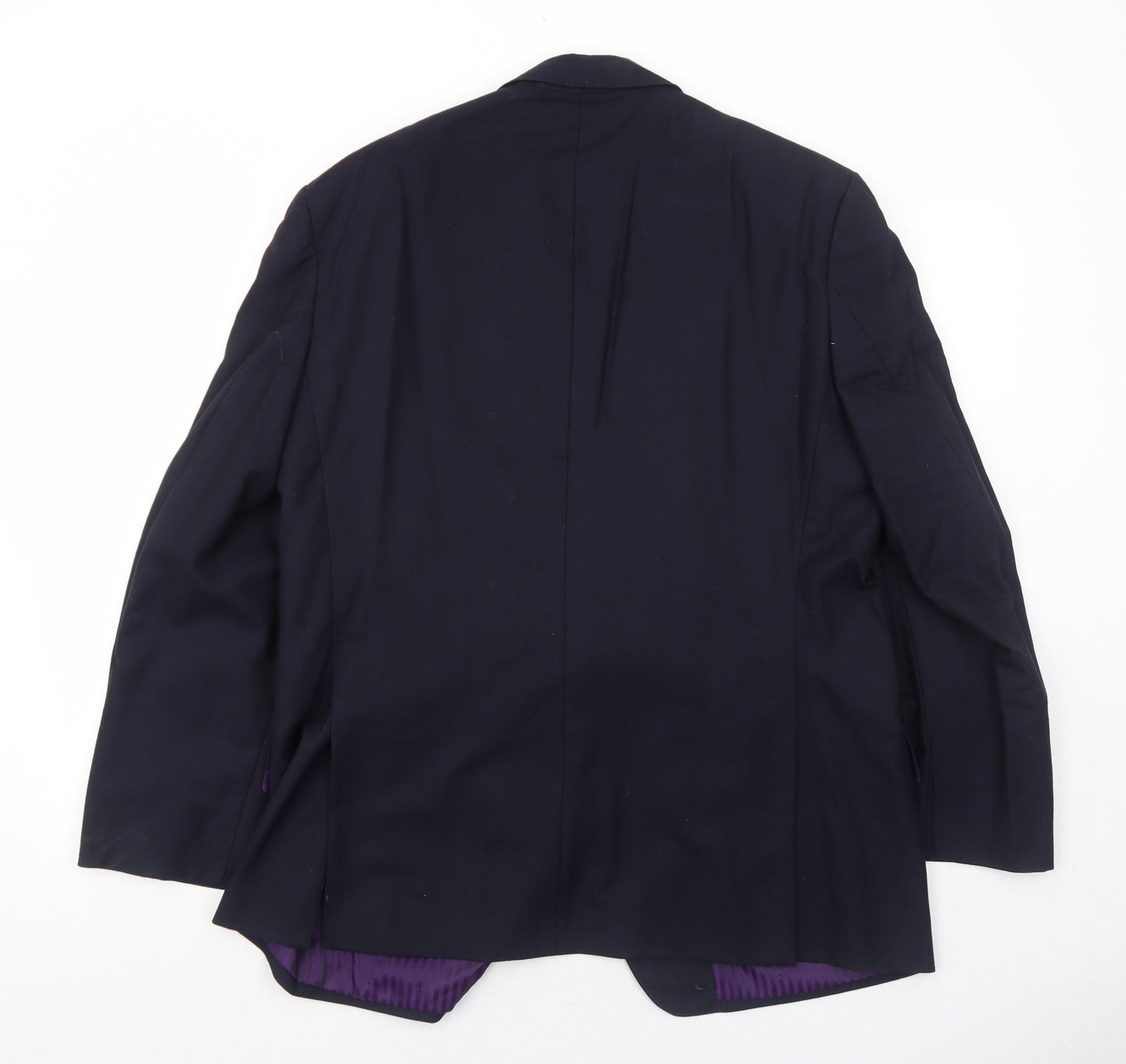 Marks and Spencer Mens Blue Wool Jacket Suit Jacket Size 42 Regular