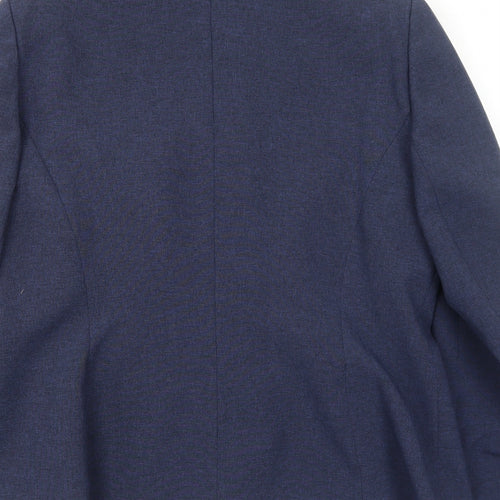 Dorothy Perkins Womens Blue Polyester Jacket Suit Jacket Size 14