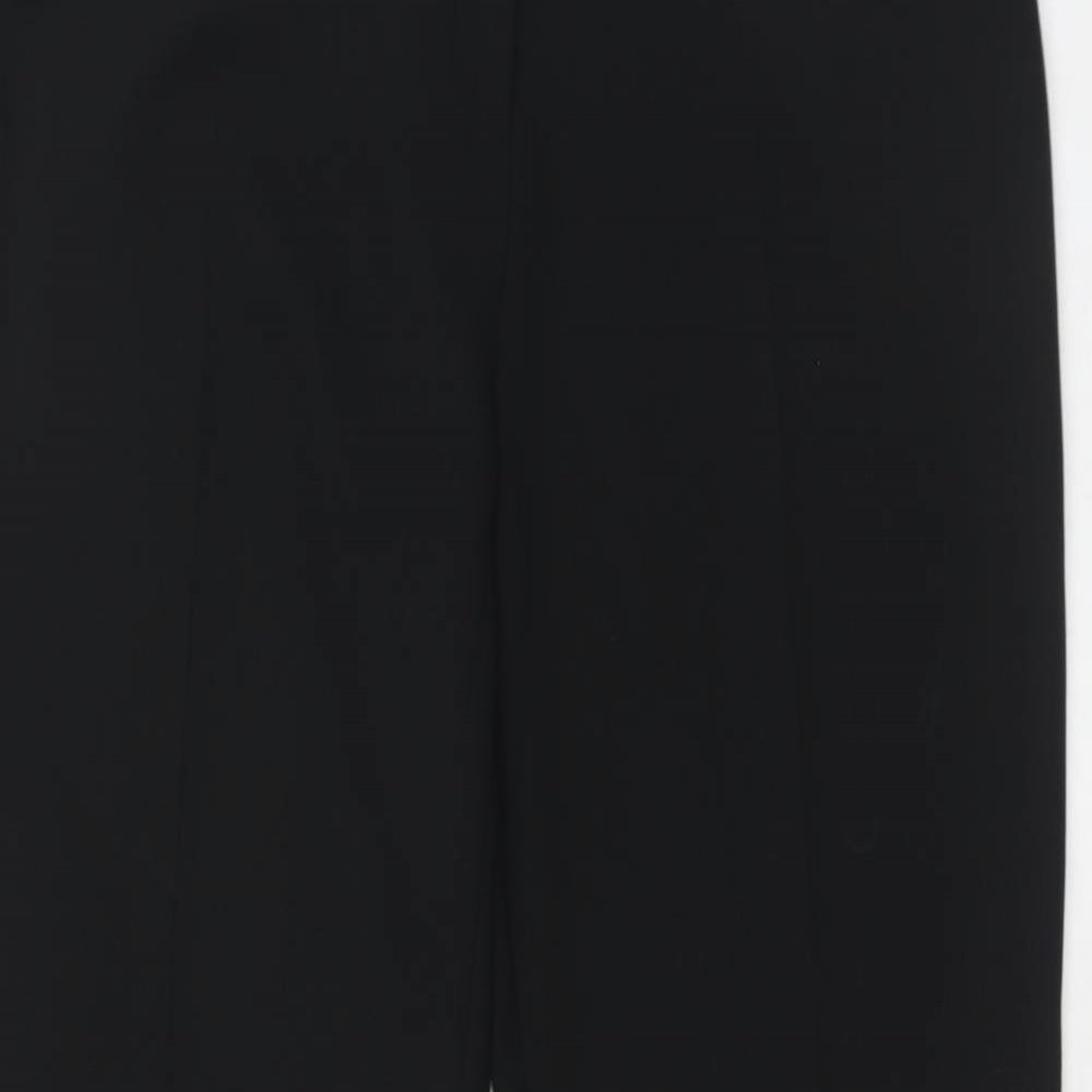 Principles Womens Black Polyester Trousers Size 14 Regular Zip