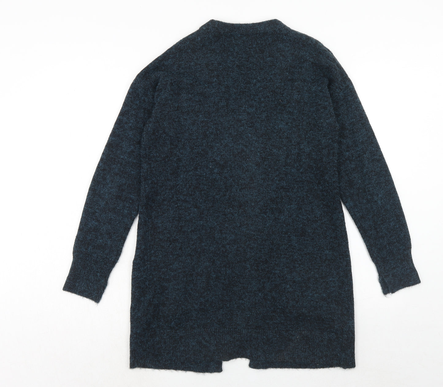 Promod Womens Blue V-Neck Acrylic Cardigan Jumper Size M
