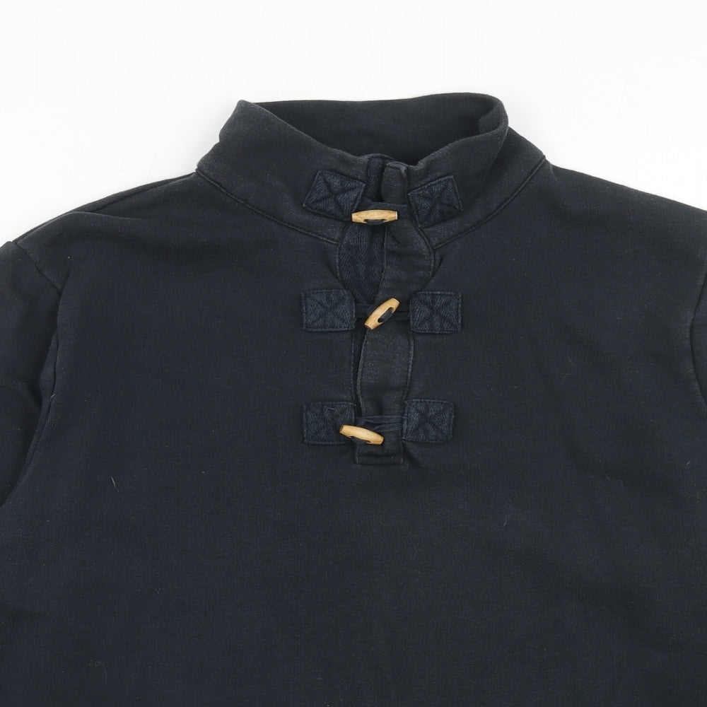 Cotton Traders Mens Blue Cotton Pullover Sweatshirt Size S