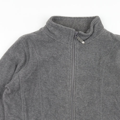 M&Co Womens Grey Jacket Size 14 Zip