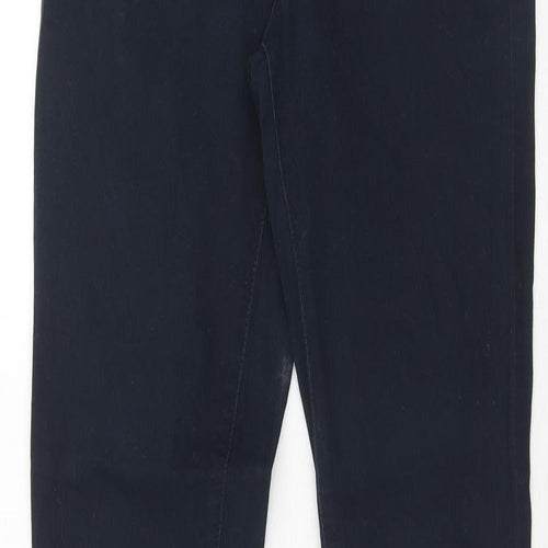 Yessica Womens Blue Cotton Skinny Jeans Size 8 Regular Zip