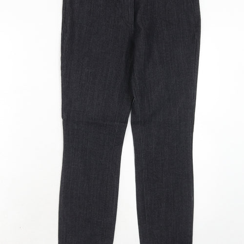 Kulclothing Womens Black Polyester Skinny Jeans Size 10 Regular Zip