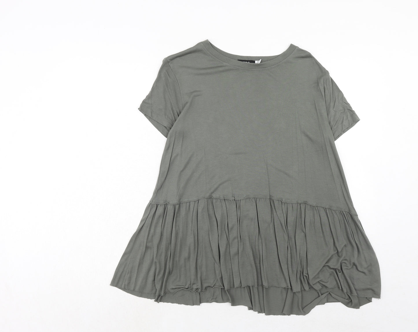 BDG Womens Green Modal Basic T-Shirt Size S Boat Neck