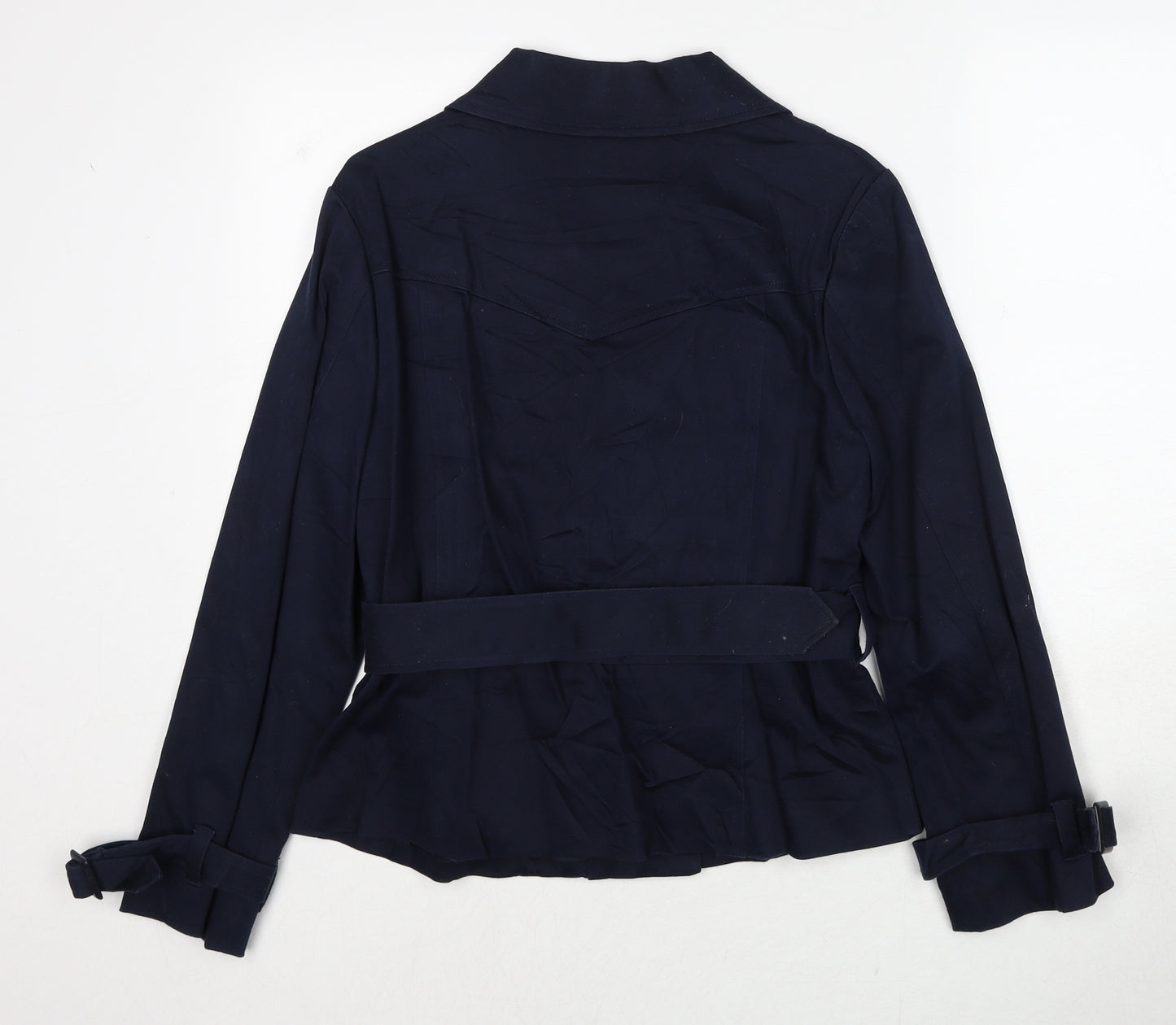 Country Casuals Womens Blue Jacket Size 14 Button