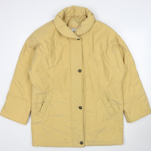 First Avenue Womens Beige Jacket Size 14 Zip