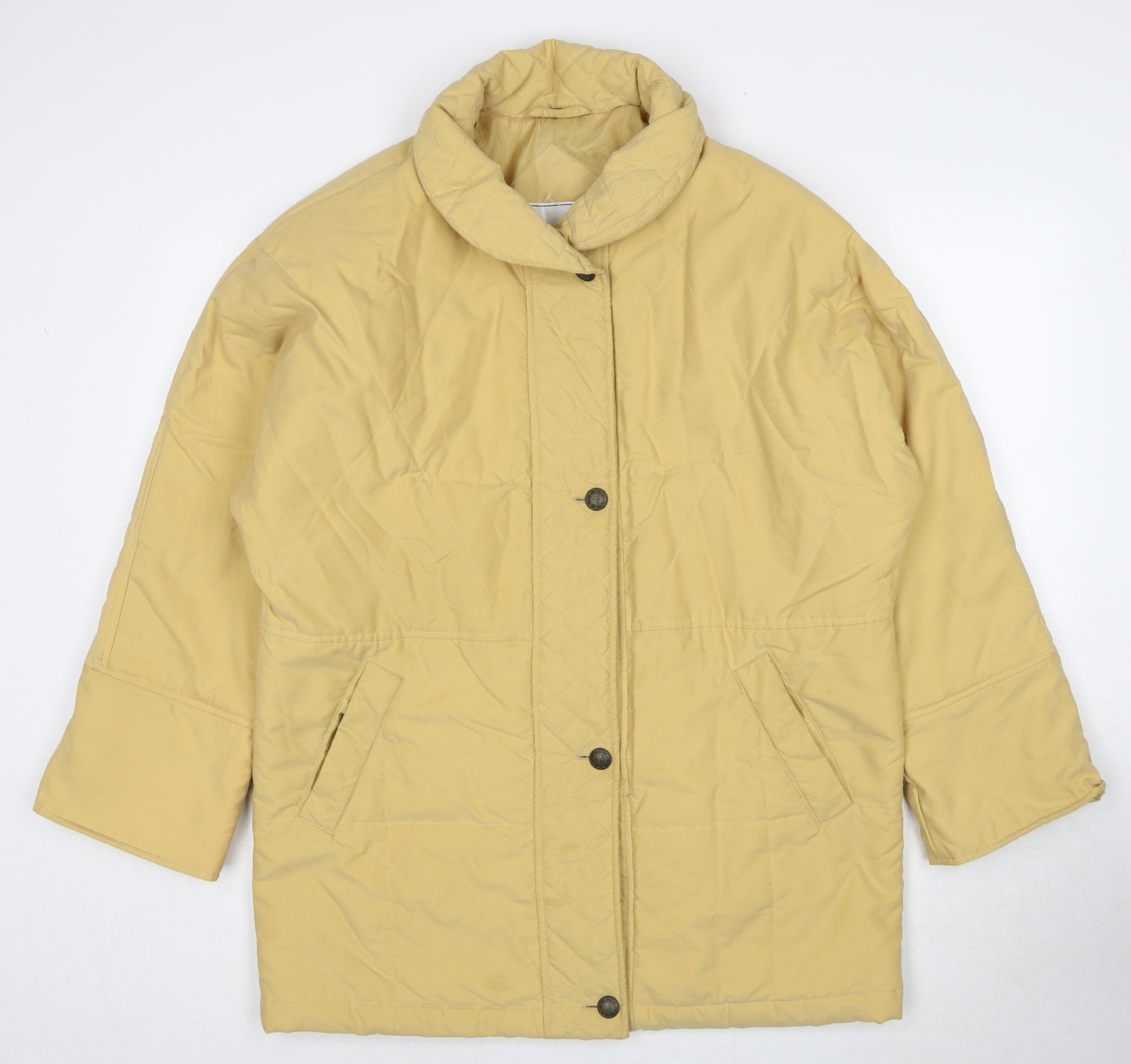 First Avenue Womens Beige Jacket Size 14 Zip