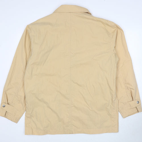 PFM Mens Beige Jacket Size S Button