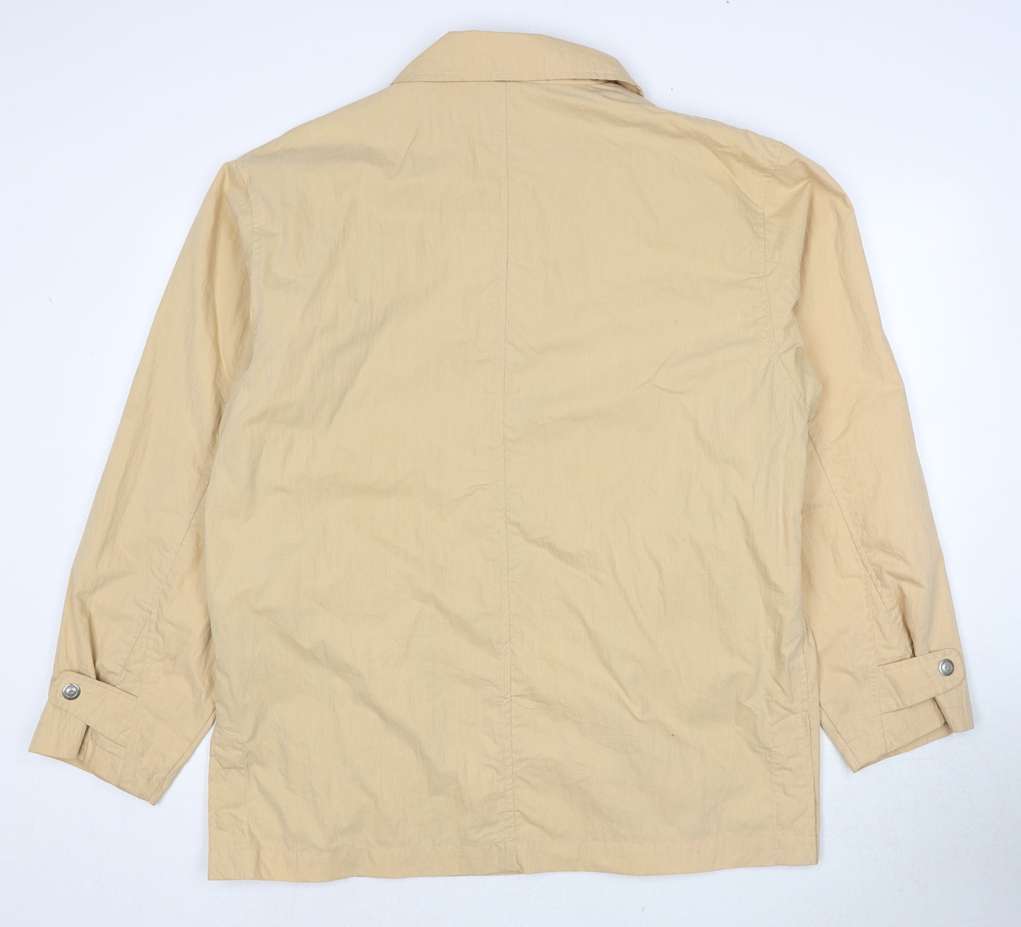 PFM Mens Beige Jacket Size S Button