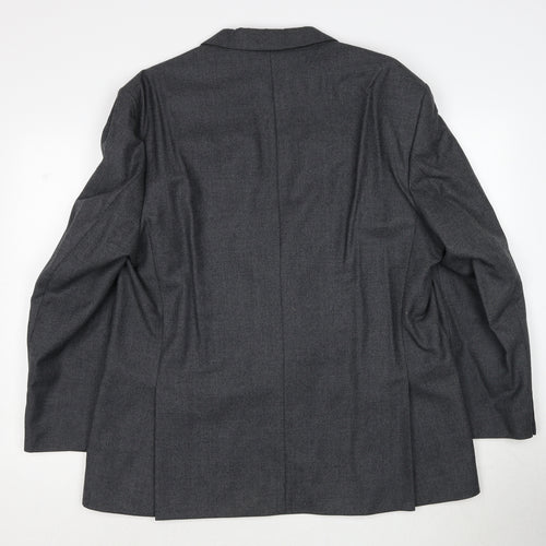 Butlers Mens Grey Wool Jacket Suit Jacket Size 42 Regular