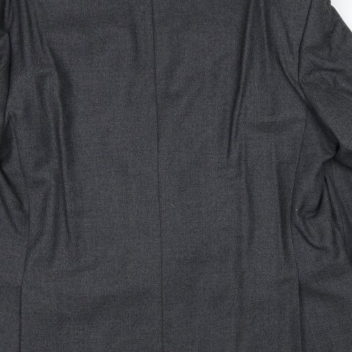 Butlers Mens Grey Wool Jacket Suit Jacket Size 42 Regular