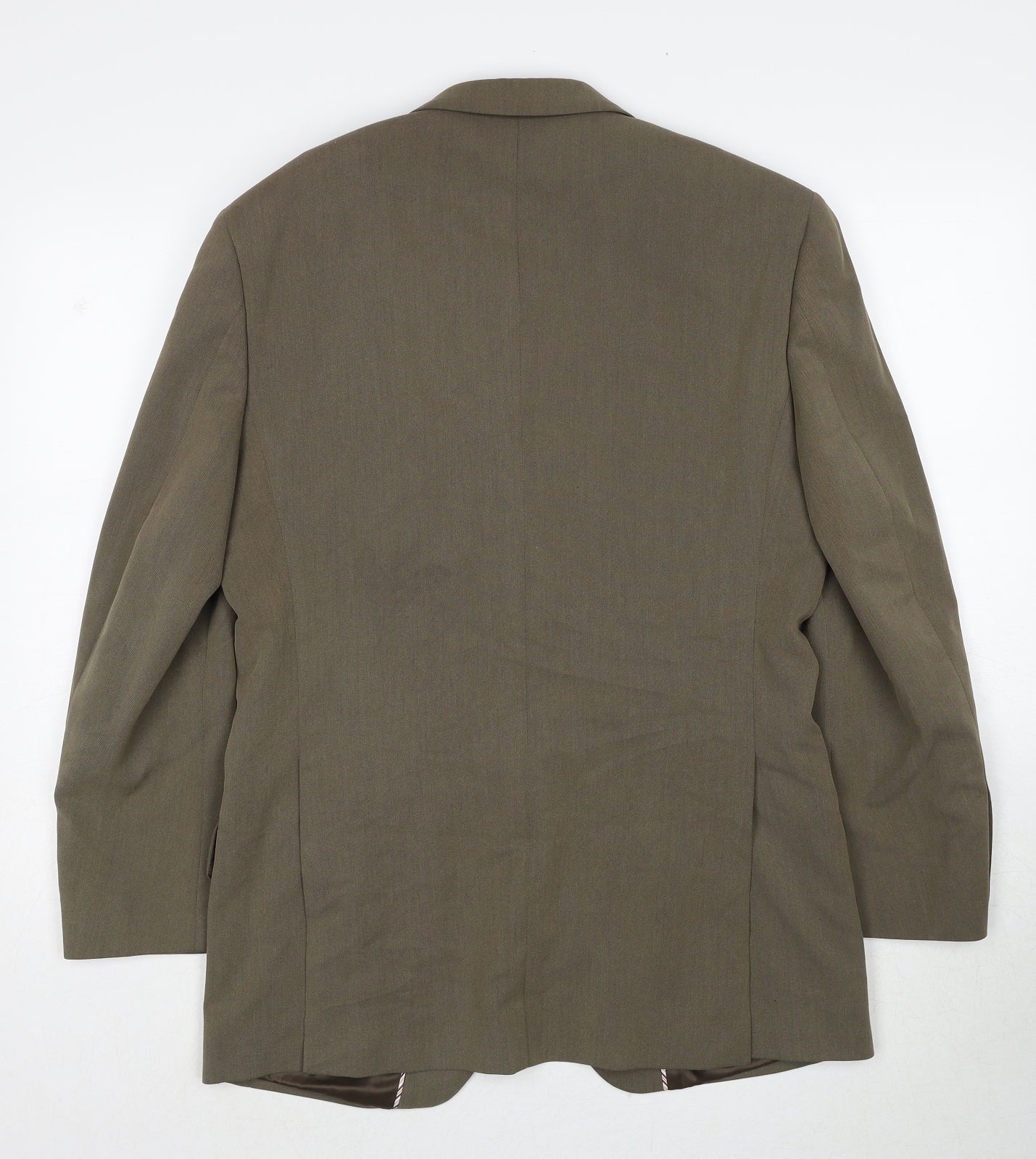 NEXT Mens Beige Polyester Jacket Suit Jacket Size 38 Regular