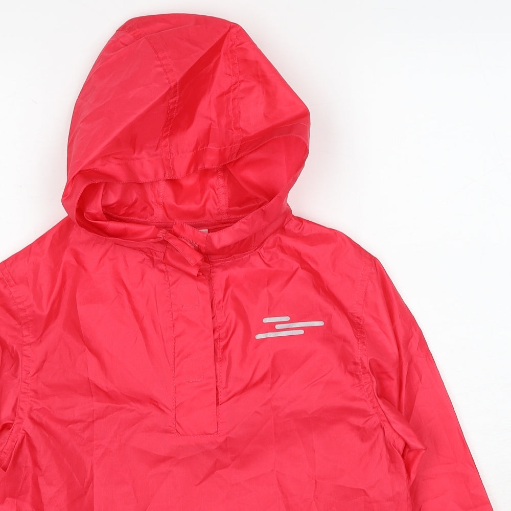 Smart Start Girls Pink Rain Coat Coat Size 6-7 Years Pullover