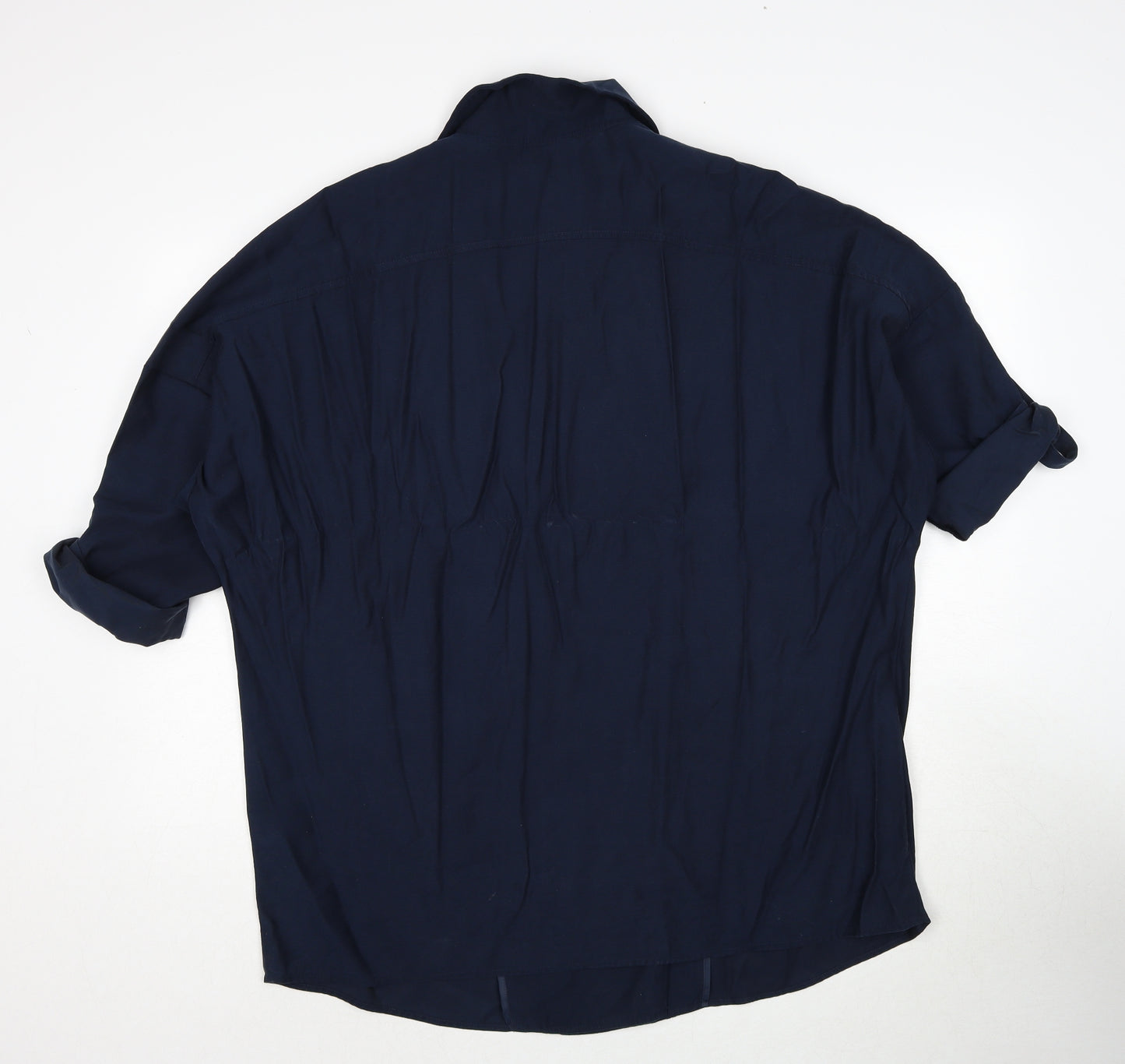 Marks and Spencer Womens Blue Jacket Size 14 Button