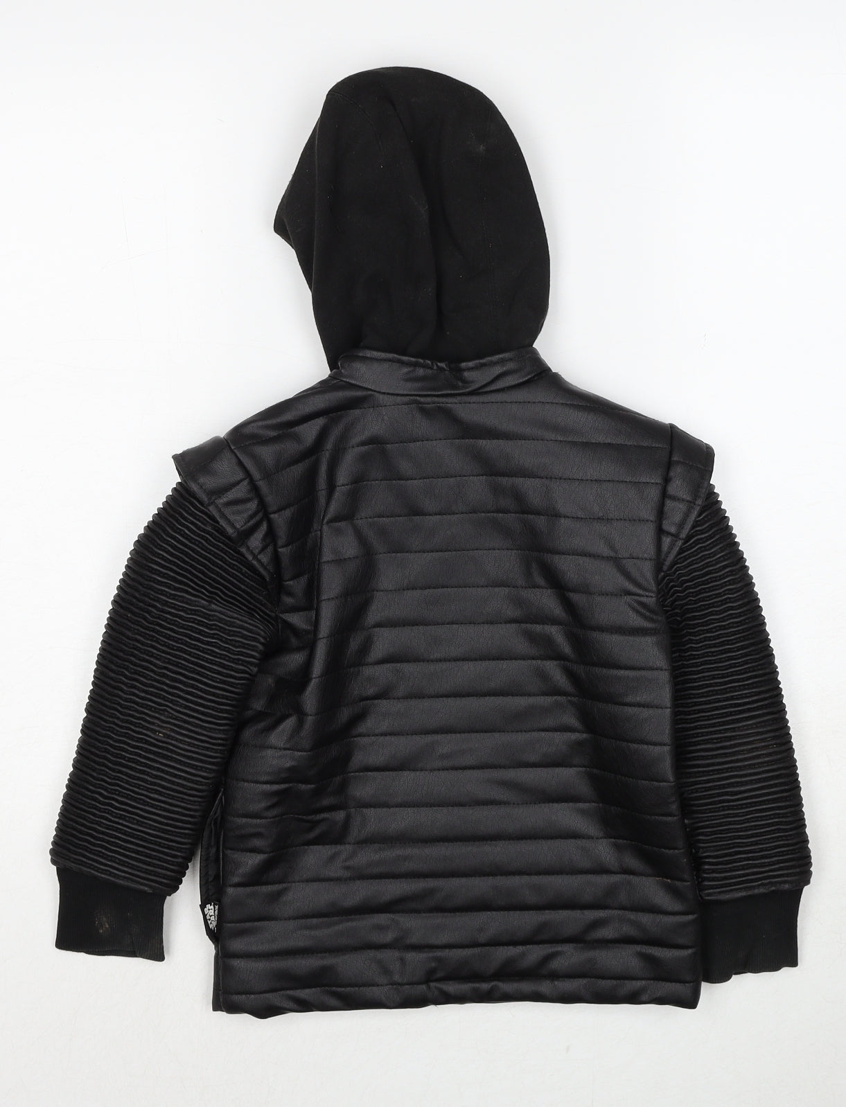 Star Wars Boys Black Basic Jacket Jacket Size 4 Years Zip