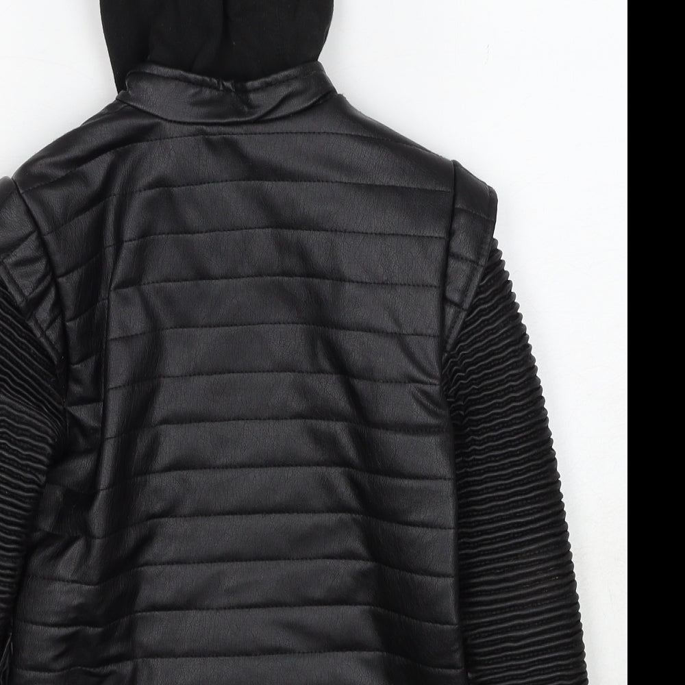Star Wars Boys Black Basic Jacket Jacket Size 4 Years Zip