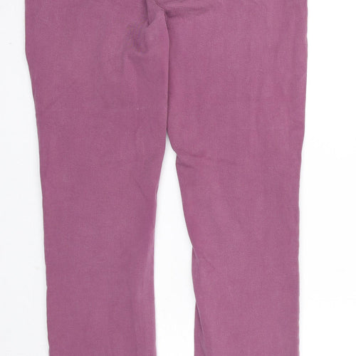 Farmers Market Hawaii Womens Purple Cotton Skinny Jeans Size 12 Slim Zip