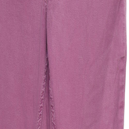 Farmers Market Hawaii Womens Purple Cotton Skinny Jeans Size 12 Slim Zip