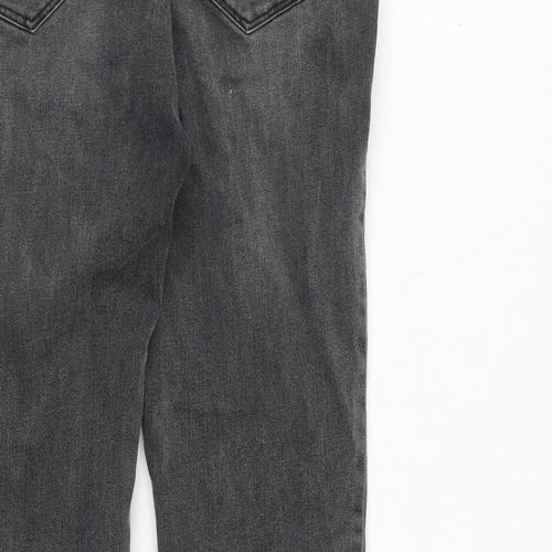 Salad Jeans Womens Grey Cotton Skinny Jeans Size 28 in Regular Zip