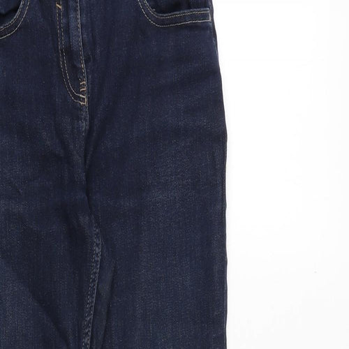 NEXT Womens Blue Cotton Skinny Jeans Size 8 Regular Zip