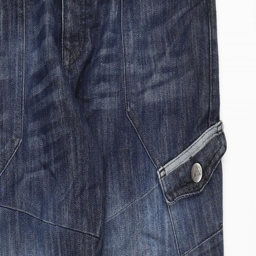 AIRWALK Mens Blue Cotton Straight Jeans Size 38 in Regular Zip
