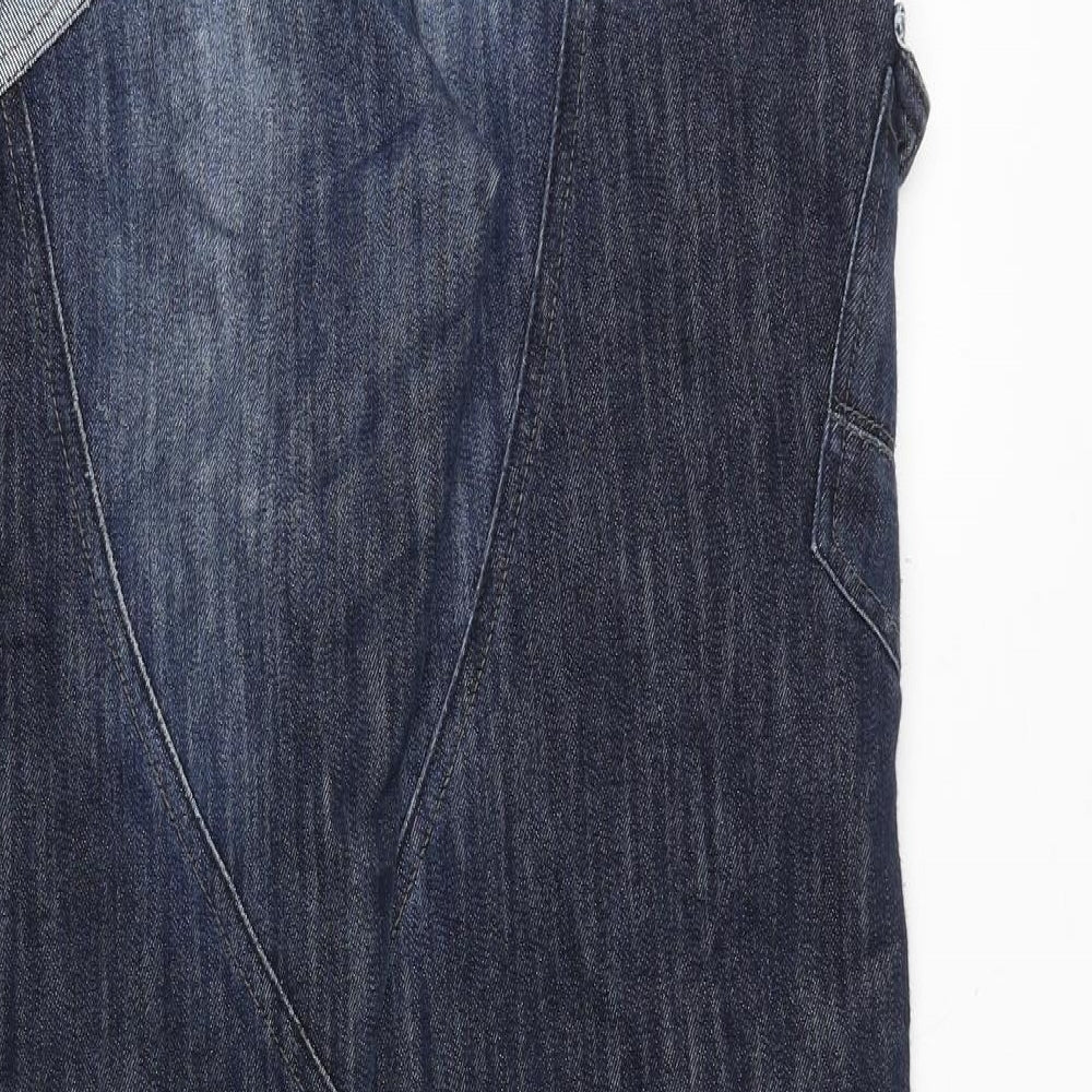 AIRWALK Mens Blue Cotton Straight Jeans Size 38 in Regular Zip