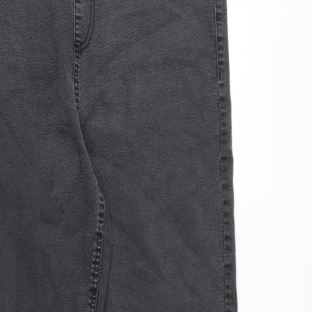 Marks and Spencer Womens Grey Cotton Jegging Jeans Size 14 Regular