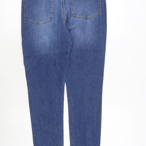 Very Womens Blue Cotton Skinny Jeans Size 29 in Regular Zip