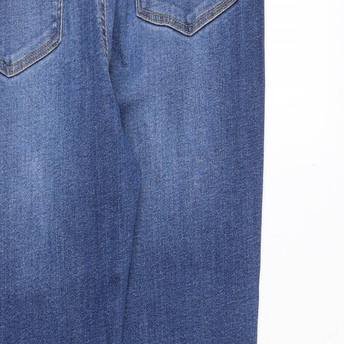 Very Womens Blue Cotton Skinny Jeans Size 29 in Regular Zip