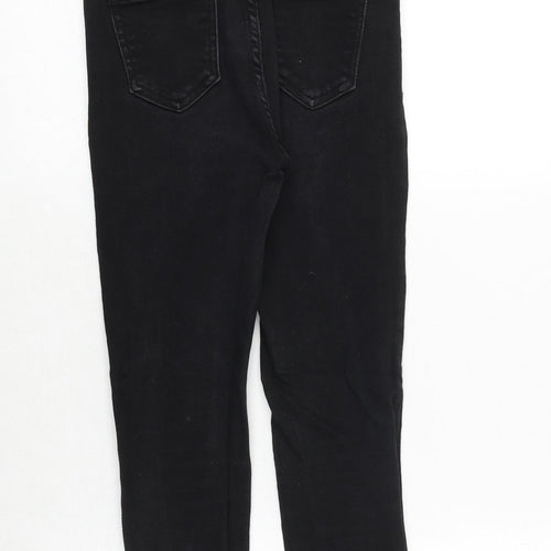 pink girls Girls Black Cotton Skinny Jeans Size M Regular Zip