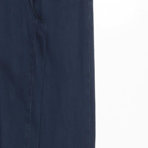VILA Womens Blue Polyester Skinny Jeans Size 24 in Regular Zip