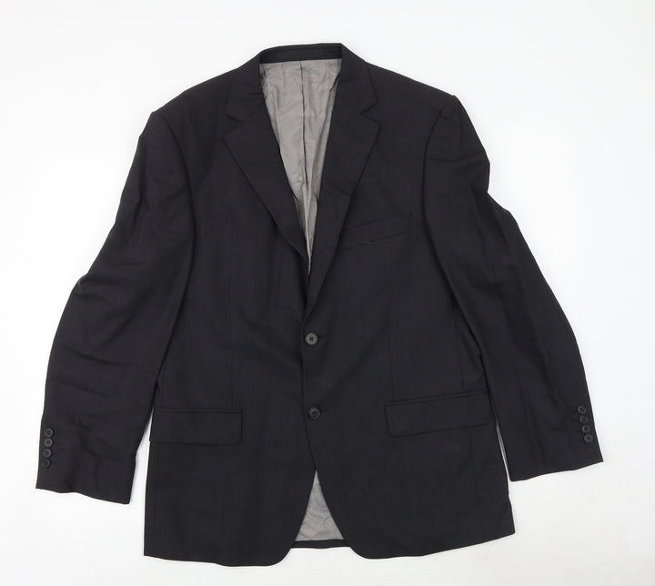 Marks and Spencer Mens Grey Wool Jacket Suit Jacket Size 40 Regular