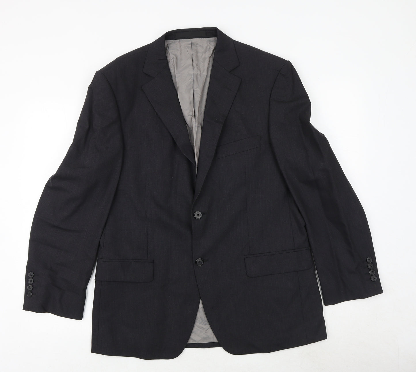 Marks and Spencer Mens Grey Wool Jacket Suit Jacket Size 40 Regular