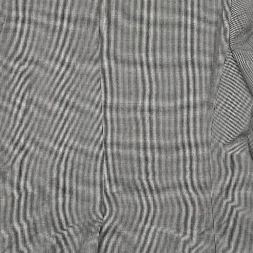 NEXT Mens Grey Geometric Wool Jacket Suit Jacket Size 42 Regular